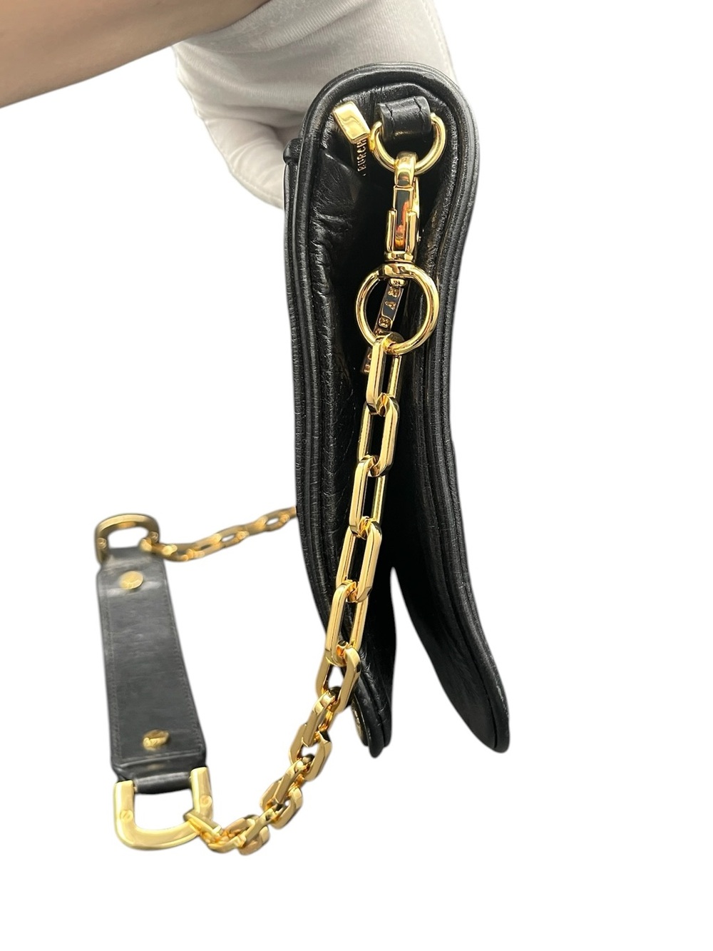 Tory Burch Black Leather Clutch - Picture 5 of 10